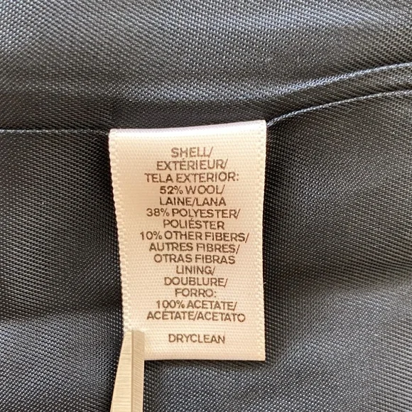 LOFT Rich Burgundy Pea Coat - XXSP - Picture 4 of 6